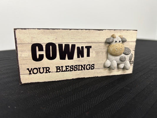 Small Cow Sign