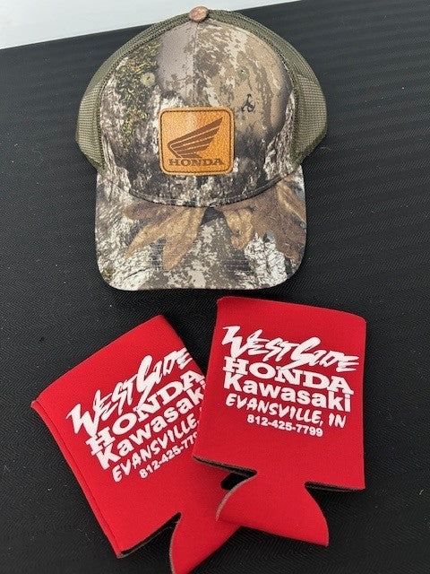 Honda Hat and 2 Drink Koozies