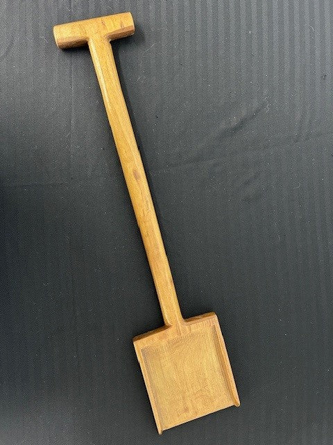 Hand-carved Wooden Shovel